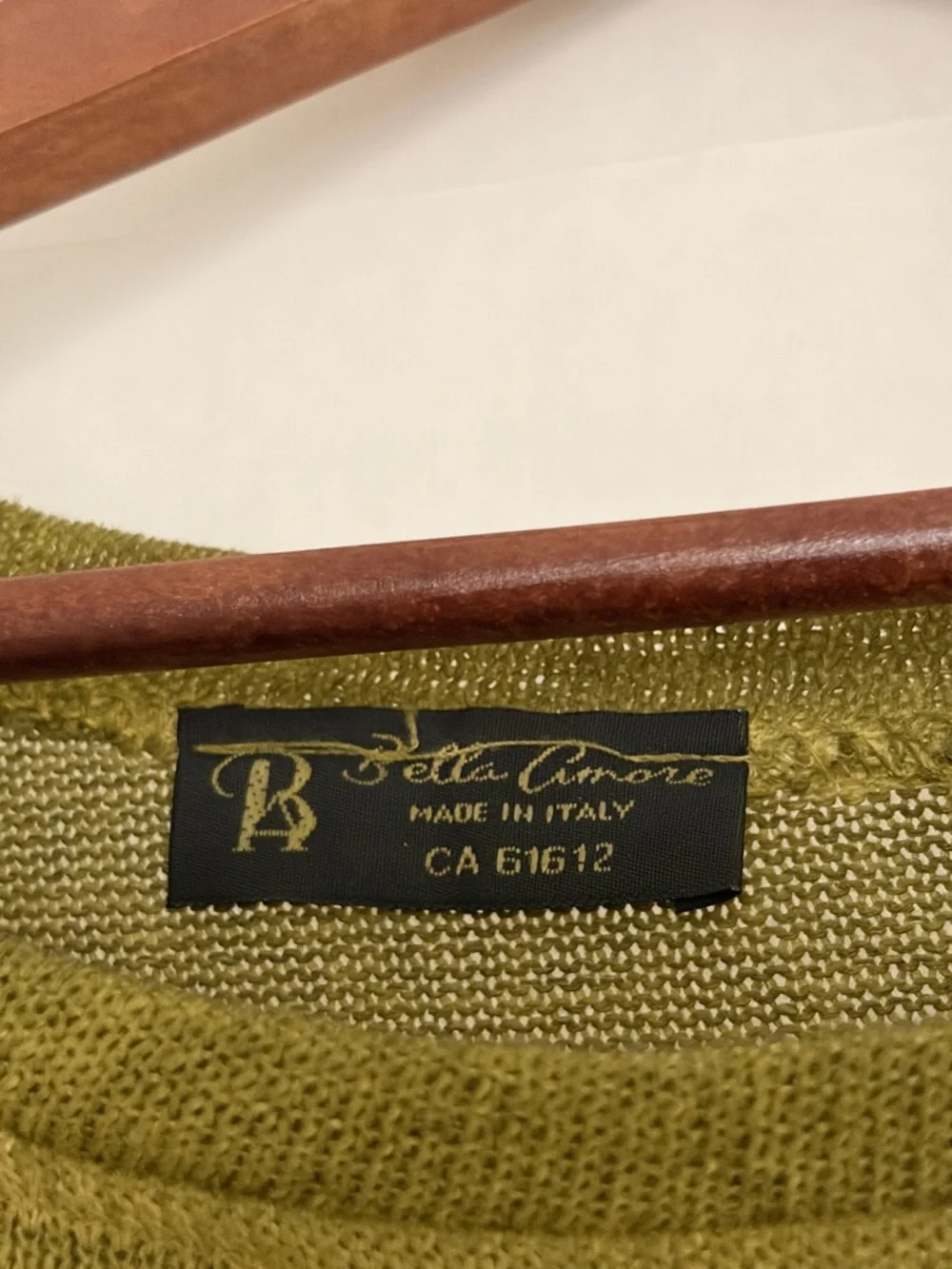 NWOT-LOVE Graphic Lightweight Sage Green Sweater - Picture 4 of 5